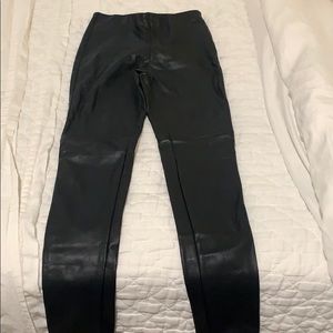 Faux Leather leggings size 6